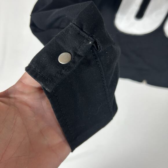 Kodak Ultra 36 Vintage Jacket Womens Large Utility Lightweight Coat Black Zip Up - Picture 10 of 14